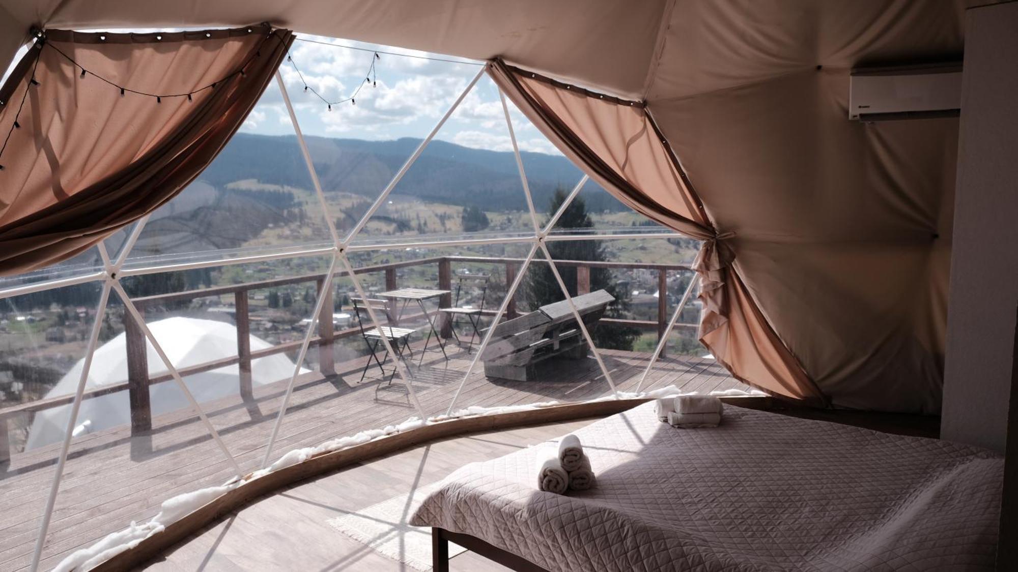 Hotel Глемпінг Де Вайб Worochta Zimmer foto